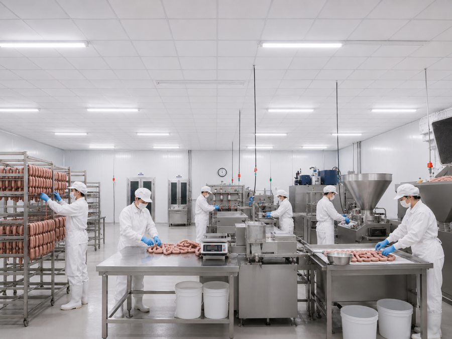 Cơ sở sản xuất lạp xưởng phải đảm bảo điều kiện gì?